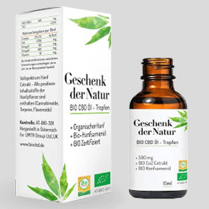 Geschenk der Natur BIO CBD ÖL Tropfen 5%